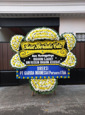 Papan Bunga Duka di Tempelsari