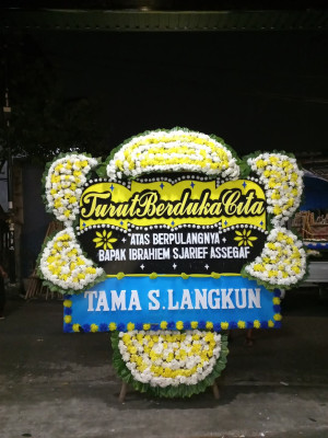 Papan Bunga Duka di Tempelsari