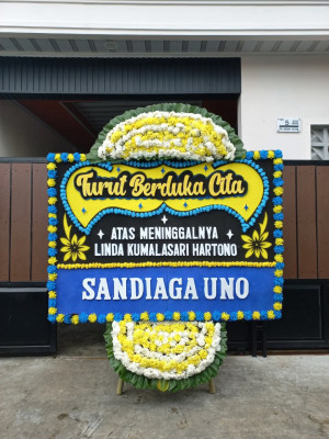 Papan Bunga Duka di Tempelsari
